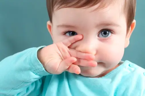 What do we need to prepare to clean the baby's nose, ears, and eyes?