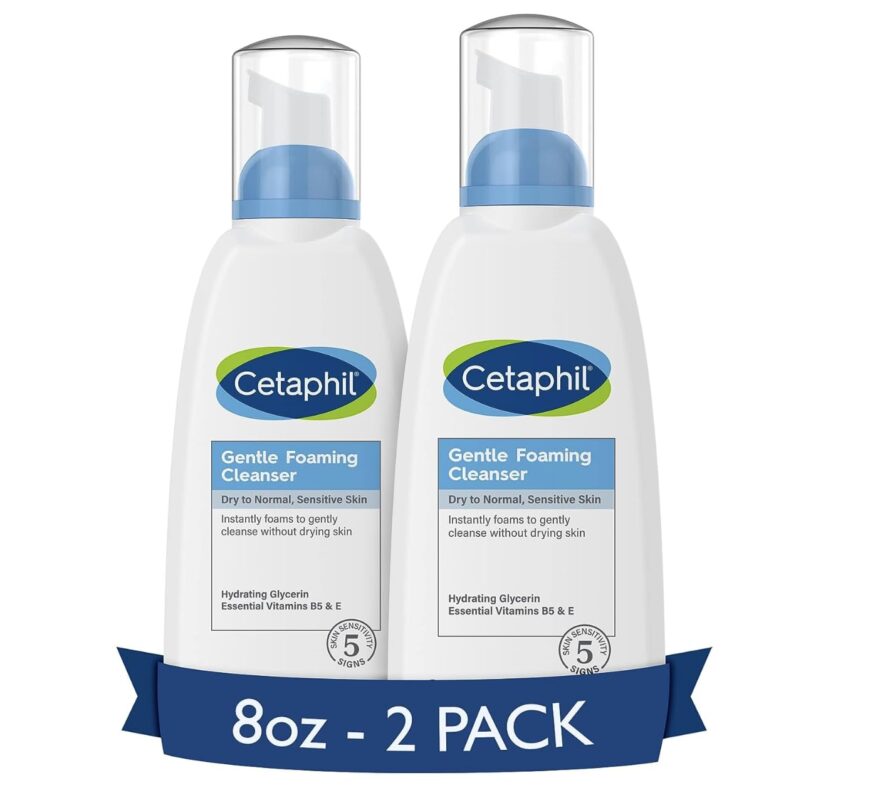 3. Cetaphil Gentle Foaming Cleanser