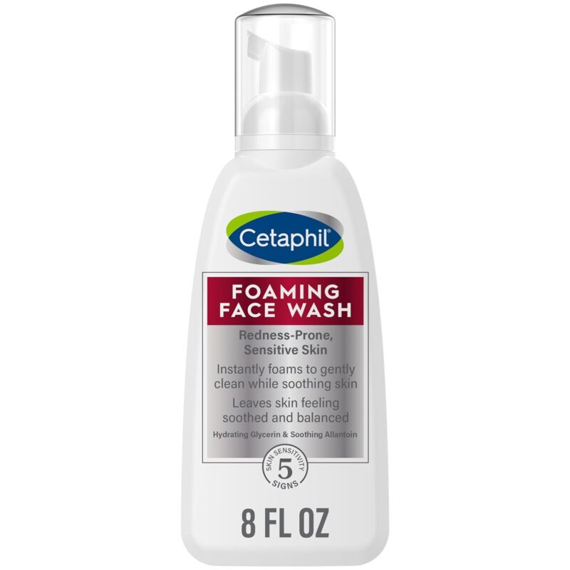 5. Cetaphil Redness Relieving Daily Facial Cleanser