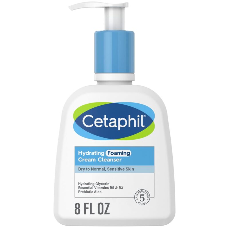 8. Cetaphil Hydrating Gentle Cleanser