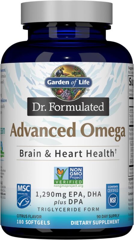 Garden of Life Dr. Formulated Advanced Omega Fish Oil Softgels