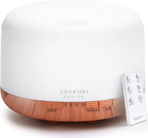 ASAKUKI 500ml Premium Essential Oil Diffuser allforhealthblog.com 1