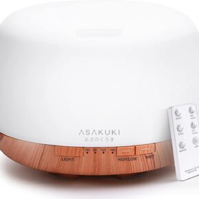 ASAKUKI 500ml Premium Essential Oil Diffuser allforhealthblog.com 1