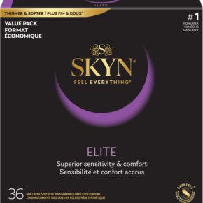 SKYN Elite - Lubricated Latex-Free Condoms allforhealthblog.com 1