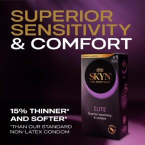 SKYN Elite - Lubricated Latex-Free Condoms allforhealthblog.com 3