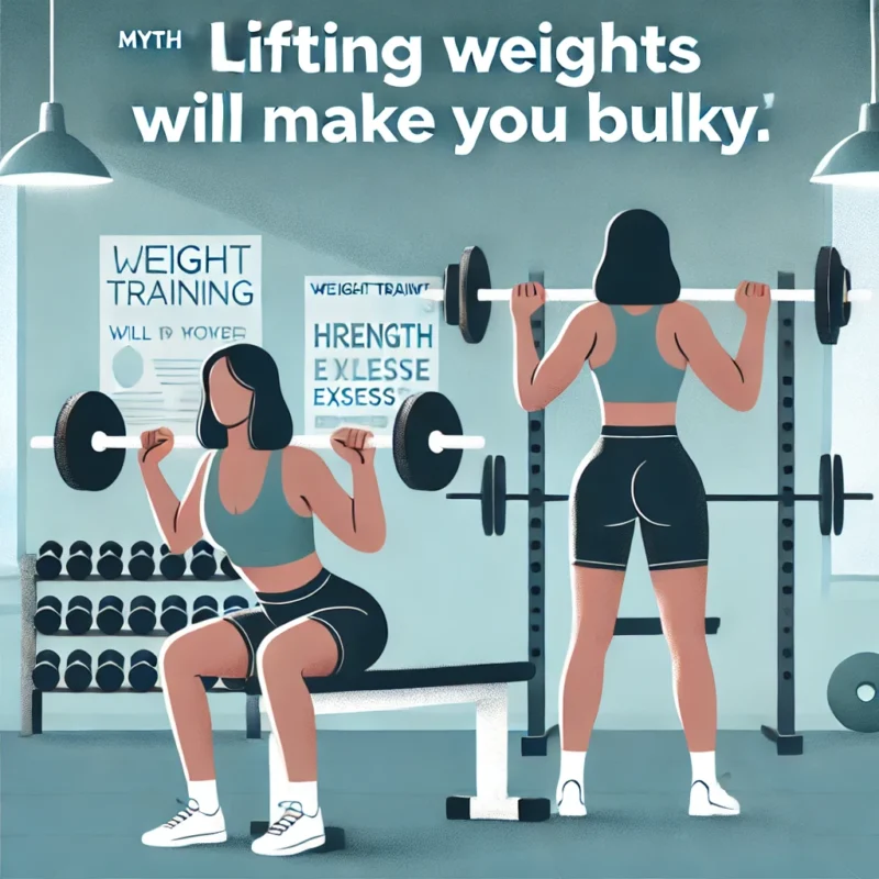 Myth 2: Lifting Weights Will Make You Bulky